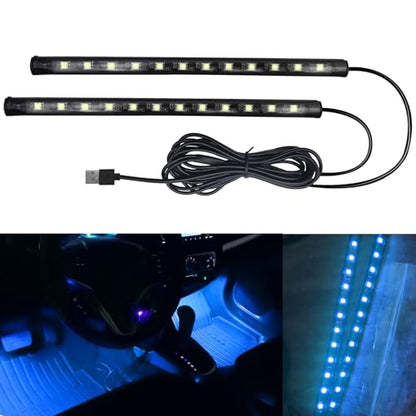 Car LED Strip Light (Ice Blue / USB)