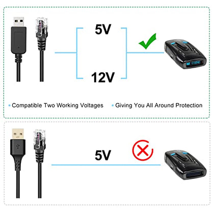 Radar Detector Cable (RJ11-9.84ft)