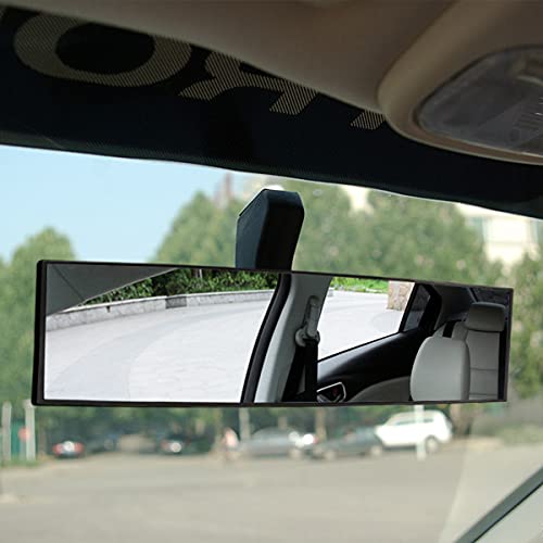 12 Inch Panoramic Car Rearview Mirror (White)