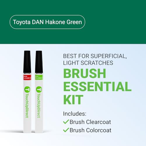 Car Paint Touch Up Brush Kit (Brush - Essential Kit / Hakone Green)
