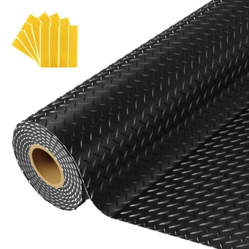 7.5x25 FT Garage Floor Mat (Black / 7.5x25 FT)