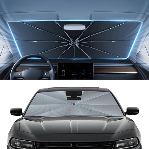 Umbrella Windshield Sun Shade for 2011 (Dodge Charger 2011-2023)