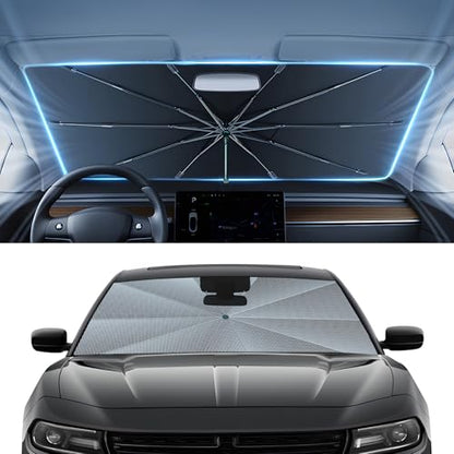 Umbrella Windshield Sun Shade for 2011 (Dodge Charger 2011-2023)