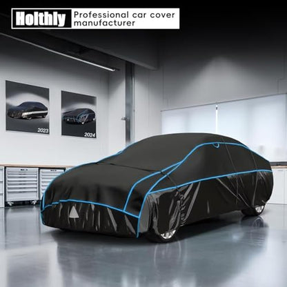 Hail Protector Car Cover (Black Blue / B2-Length 186 inch to 193inch)