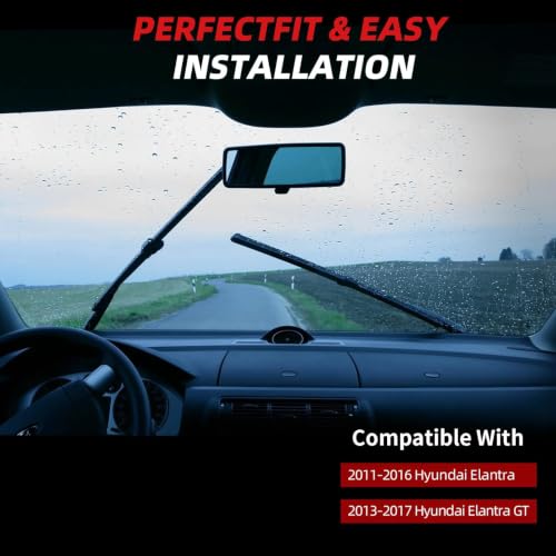 Windshield Wiper Blade Replacement for Hyundai Elantra 2011 (28"+14"+13")
