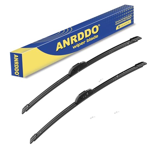 Front Wiper Blades 24"+14" Replacement for 2012 (24"+14"+12" / J-HOOK)