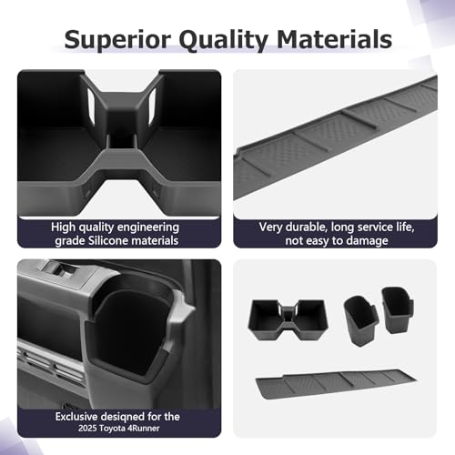 2025 4Runner Accessories Compatible with 2025 Toyota 4Runner Center Console Cup Holder
