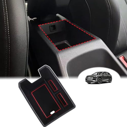 Armrest Storage Box Compatible with Audi Q4 E (Armrest Box Storage Box(B))