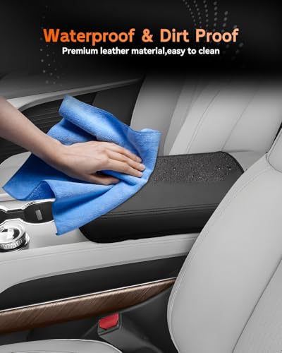 for 2026 Cadillac Vistiq Center Console Cover Armrest Box Cover for 2026+ Vistiq Accessories Console Arm Rest Protector (2026+ Cadillac Vistiq)