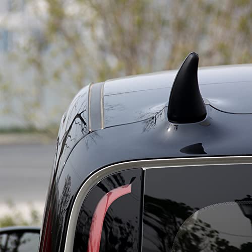 Car 3D Devil Horns Sticker (Classic Black)