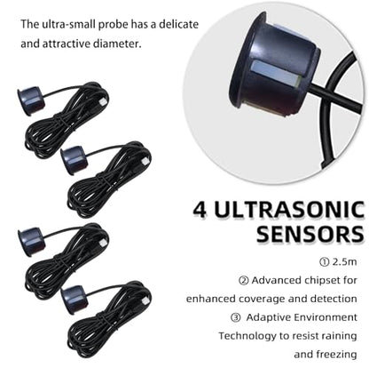 Parking Sensor Kit LCD (Matte Black)