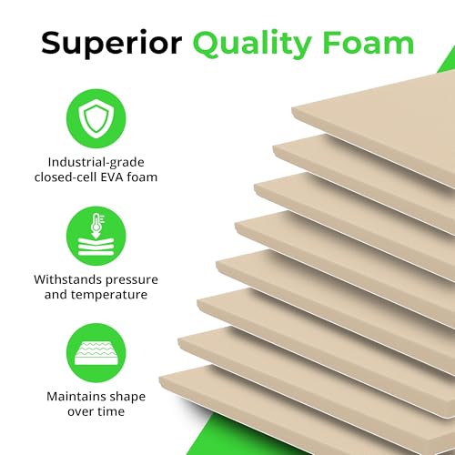 Equipment Pads (6" x 6" x 1/4" / White)