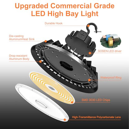 8Pack LED High Bay Lights