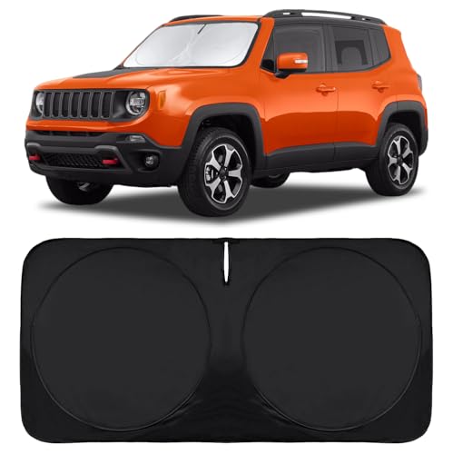 Windshield Sun Shade for Jeep Patriot Renegade 2015 (for Jeep Renegade SUV 2015-2025)
