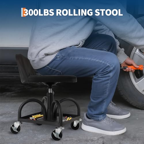 Garage Stool 19” (Black-2)
