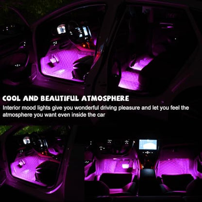 Car LED Strip Light (Cigarette Lighter / Pink Purple)