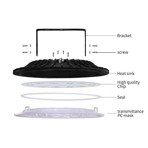 5 PACK 100W UFO LED High Bay Light