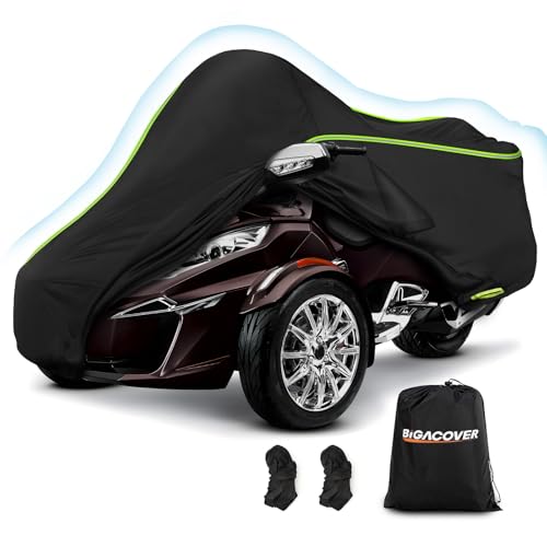 for Can Am Spyder RT Full Cover 2010 (Black / for Can-Am Spyder RT 2010-2019)