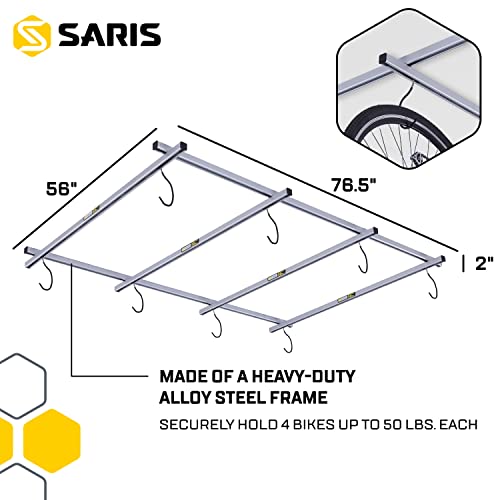 Glide Bike Storage Ceiling Rack Grey (Storage Ceiling Rack)