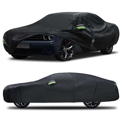 Car Cover Custom Fit for Dodge Challenger 2008 (Fit for Dodge Challenger Black)