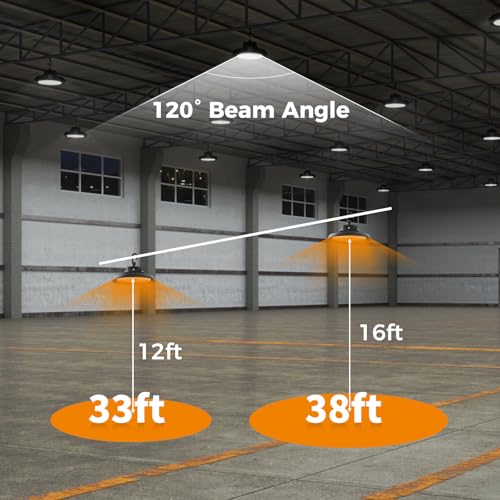 180W UFO High Bay Light 32400LM 6000K