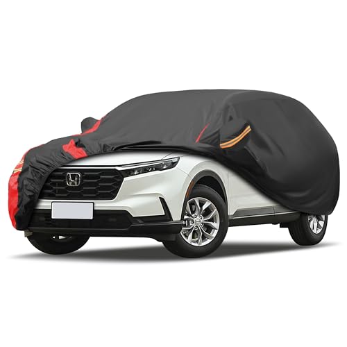 Waterproof All Weather Full Exterior Cover Rain Snow UV Protection Cover (Custom Fit Honda CRV, Toyota RAV4 / 5 Custom Car Cover)