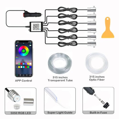 RGB Interior Car LED Strip Lights