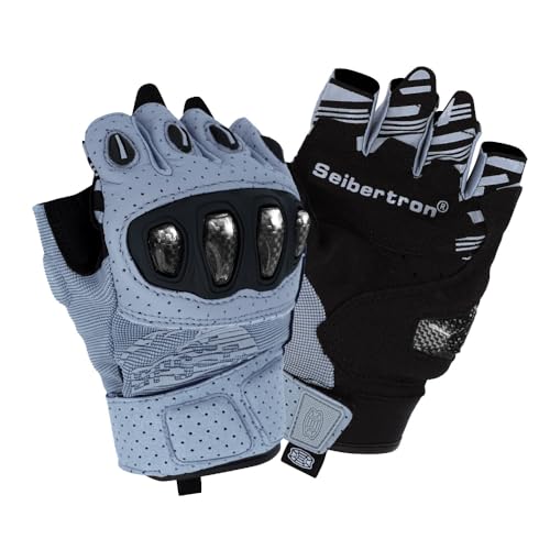 SPS 5 Unisex Touchscreen Road Racing Motorcycle MTB Sports Gloves Also fit BMX MX ATV Mountain Bike Bicycle Cycling Off (Grey SPS-5 / XL Adult)