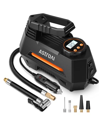 AIRUN H Tire Inflator Portable Air Compressor (Large / Orange)