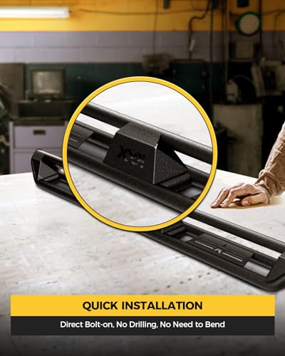 Running Boards & Steps Nerf Bars Fit for 2019 (19-25 Silverado 1500&20-25 2500 3500HD)