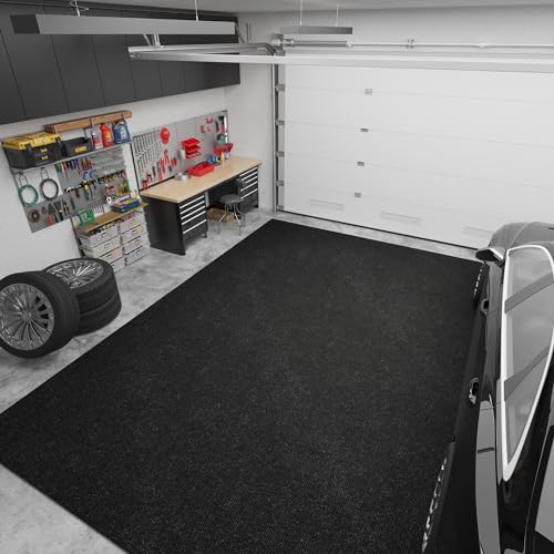 Ottomanso 7x29 Large Waterproof Floor Mat (Black / 6'6" x 29' (Runner))