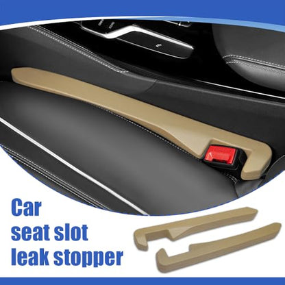 2PCS Car Seat Gap Filler (Beige)