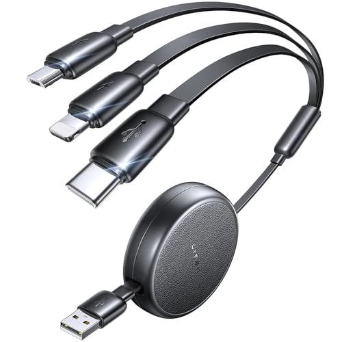 Multi Charging Cable (Black / 3.7FT)