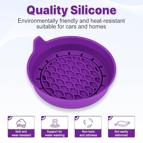 Car Cup Holder Coaster (Deep Purple)