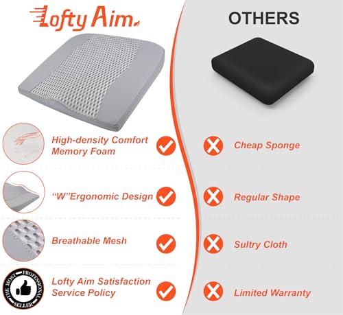 Car Seat Cushion (4d Mesh Gray)