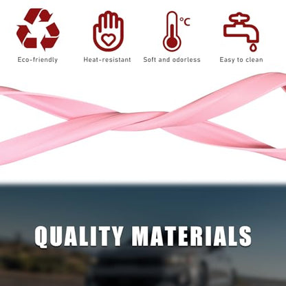 Car Rear View Mirror Protector Frame (Pink-1PCS)