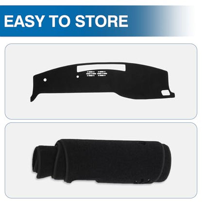 Black Dash Cover Compatible with Nissan Armada 2025 2026 Dashboard Cover Accessories for Armada Non (Armada 25-26(black))