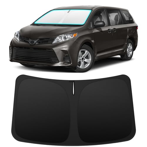 Custom Fit Windshield Sun Shade for Toyota Sienna 2011