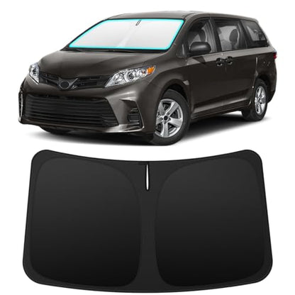 Custom Fit Windshield Sun Shade for Toyota Sienna 2011