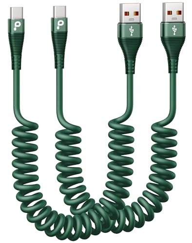 USB to USB C Cable Fast Charging 66W (3FT / USB A to USB C / Green)
