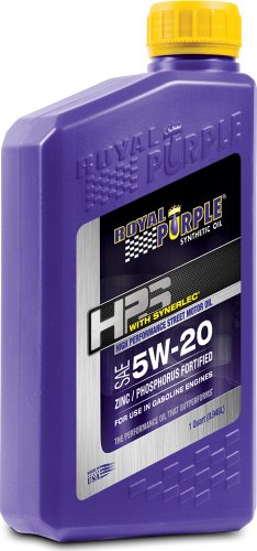 32520 HPS 5W 20 High Performance Street Synthetic Motor Oil with Synerlec (5W-20 / 1 Quart, Case of 12)