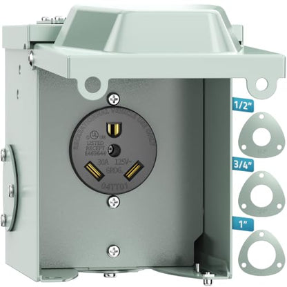 30 Amp RV Power Outlet Box (30A RV Box)
