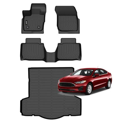 Floor Mats for Ford Fusion & Lincoln MKZ 2017 (16 For Fusion/Lincoln MKZ 2017-2020)