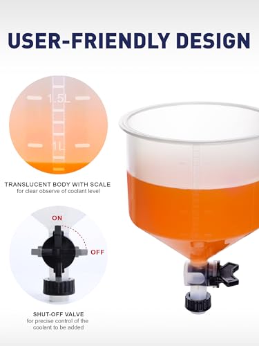 2026 Upgraded Coolant Bleeder Funnel Kit