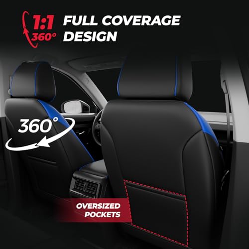 Seat Covers for 2023 (Black & Blue / CR-V 2023-2026 Full Set)