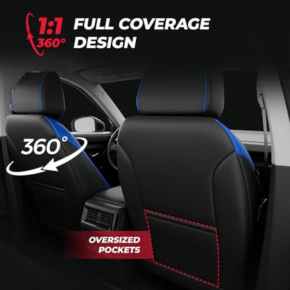 Seat Covers for 2023 (Black & Blue / CR-V 2023-2026 Full Set)