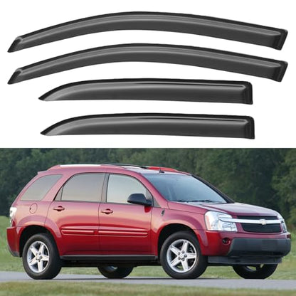 Window Visors Rain Guards for 2005 2006 2007 2008 2009 Chevy Equinox (2005-2009 Chevy Equinox)