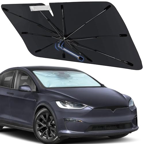 Windshield Sun Shade Umbrella for Tesla Model X 2016 (for Model X 2016-2026)