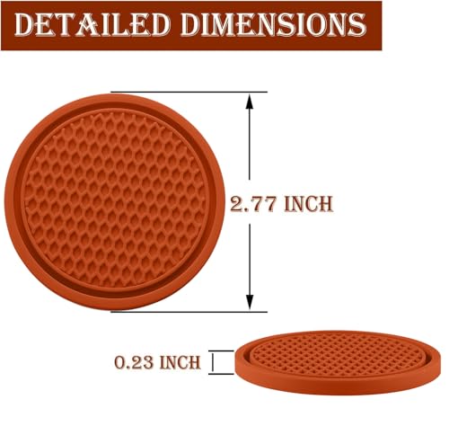 Car Cup Coaster (Orange)