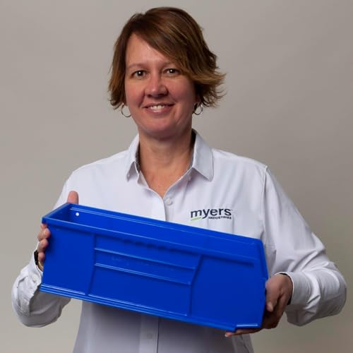 30234 AkroBins Plastic Storage Bins (Red / Storage Bins Only)